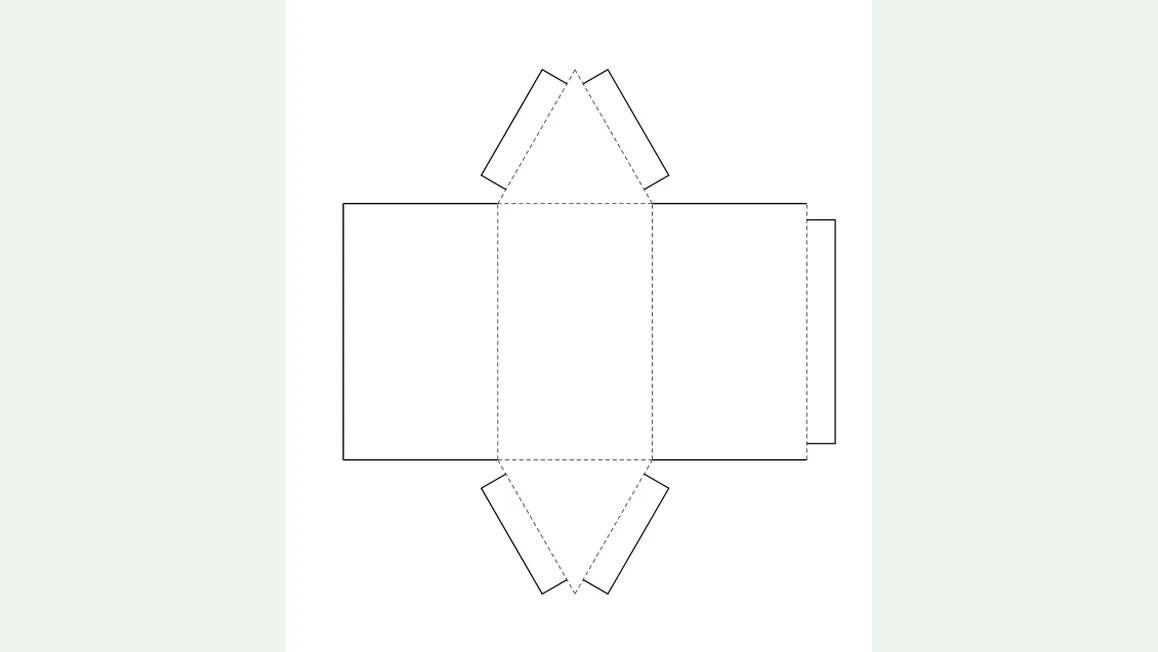 Desarrollo plano real del prisma triangular en la segunda página del PDF, con tres rectángulos y dos bases triangulares